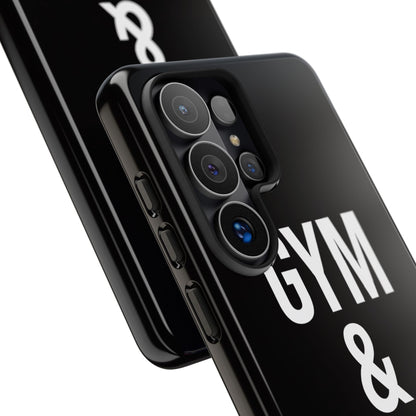 Gym & Jesus Phone Case Christian Faith Workout Gym Motivation Case