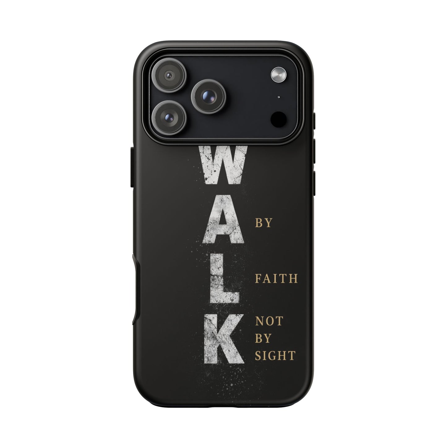 Walk by Faith Not by Sight Christian Phone Case Bible Verse Faith Cover
