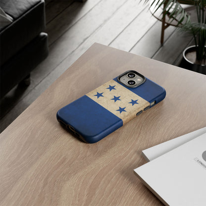 Honduras Flag Phone Case | Vintage Honduran Flag iPhone & Samsung Tough Protective Case