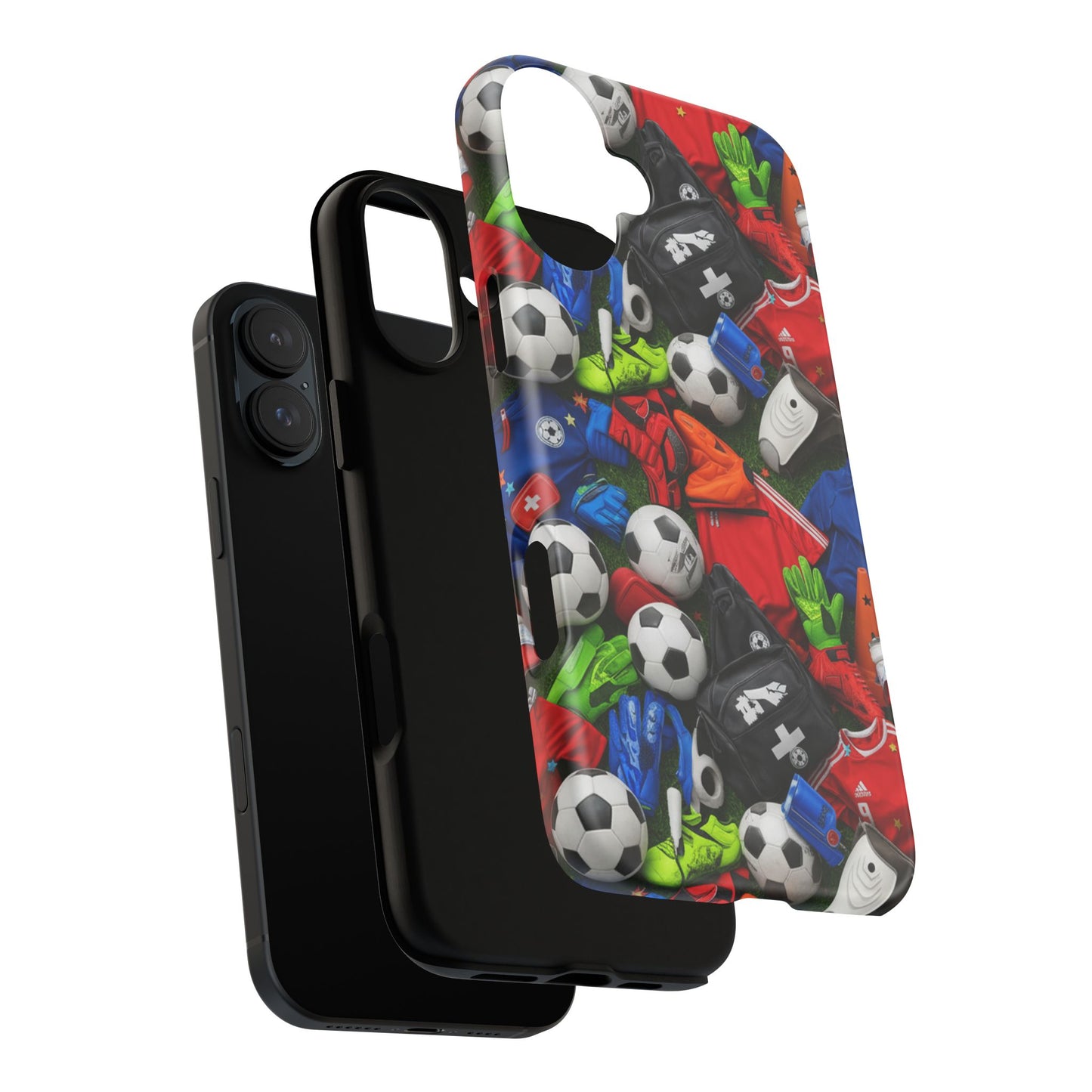 Soccer Ball Pattern Phone Case – Sports Fan Tough Protective Game Day Case