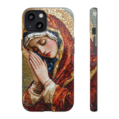 Virgin Mary Phone Case, Catholic Phone Case, Christian Aesthetic Case, Religious iPhone Case, Saint Art Case, Faith Gift