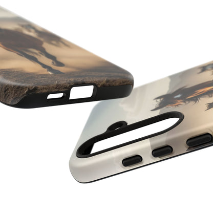 Running Horses Phone Case | Wild Mustang Herd Tough Protective Cover
