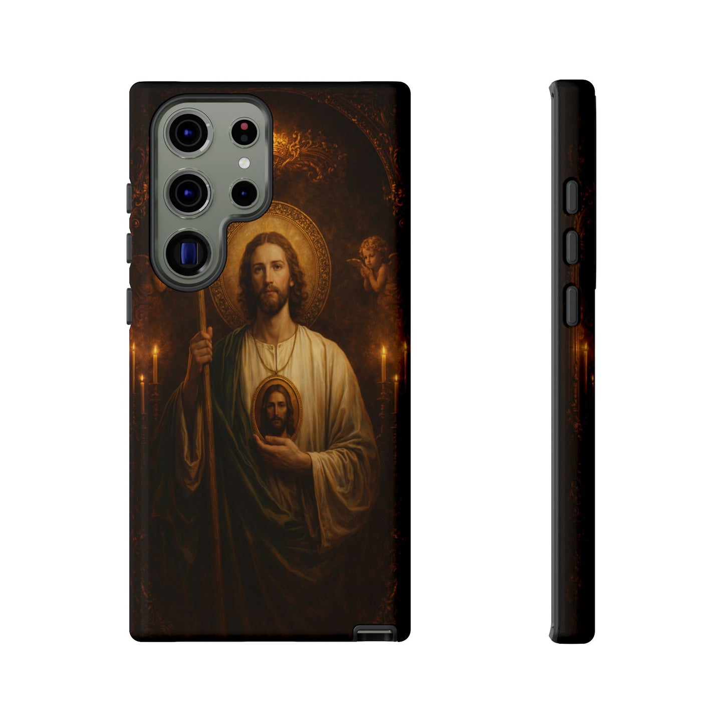 San Judas Phone Case Saint Jude Catholic Saint Religious Art Portrait Tough