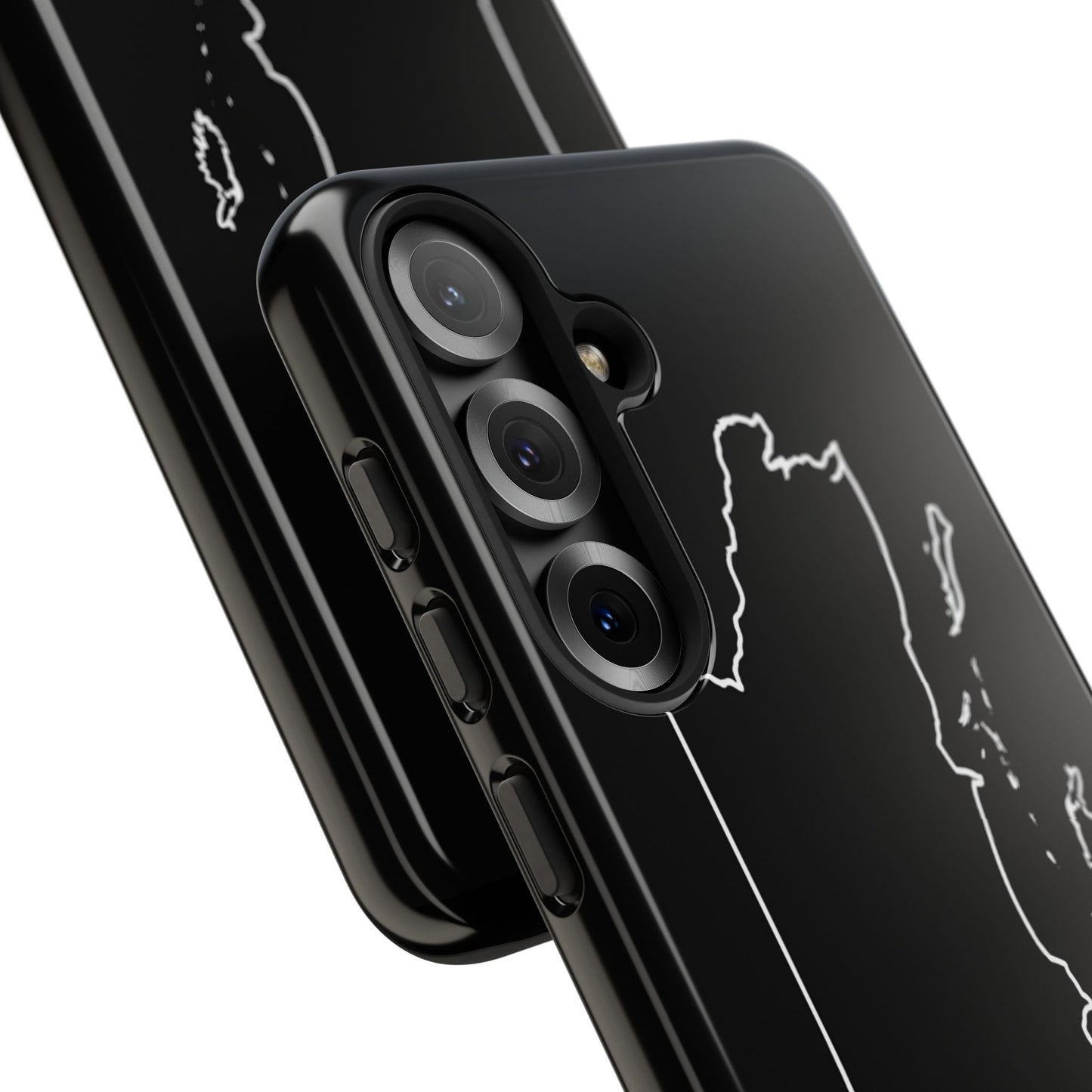 Belize Outline Phone Case – Minimal Country Map Tough Case (iPhone, Samsung, Pixel)