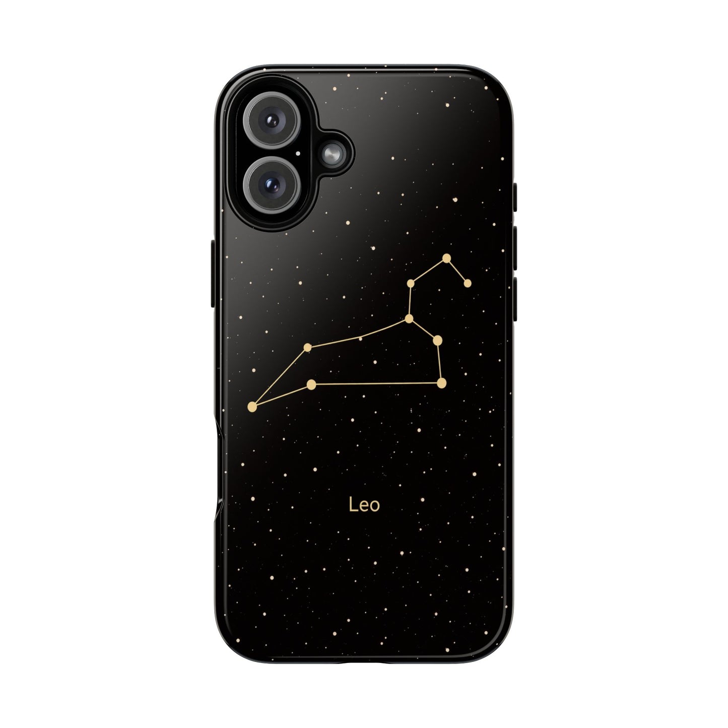 Leo Zodiac Constellation Phone Case – Luxe Gold Celestial Cover