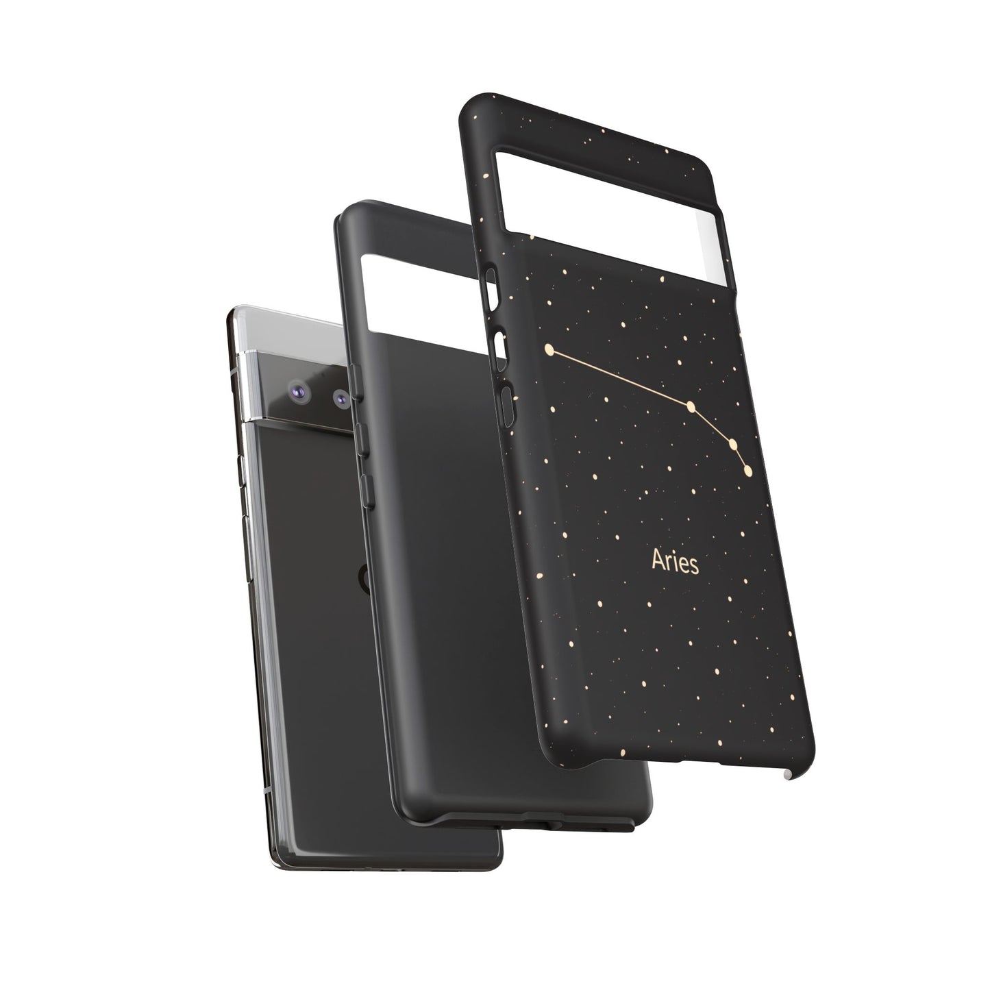 Aries Zodiac Constellation Phone Case – Luxe Gold Celestial Cover