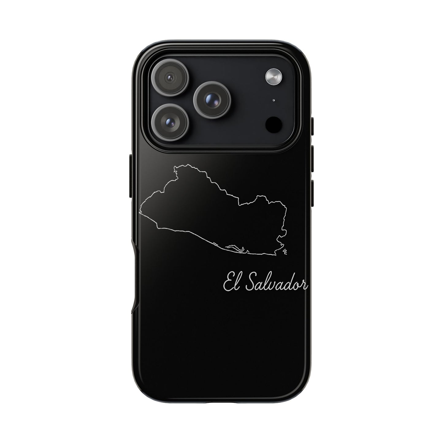 El Salvador Outline Phone Case – Minimal Country Map Tough Case (iPhone, Samsung, Pixel)