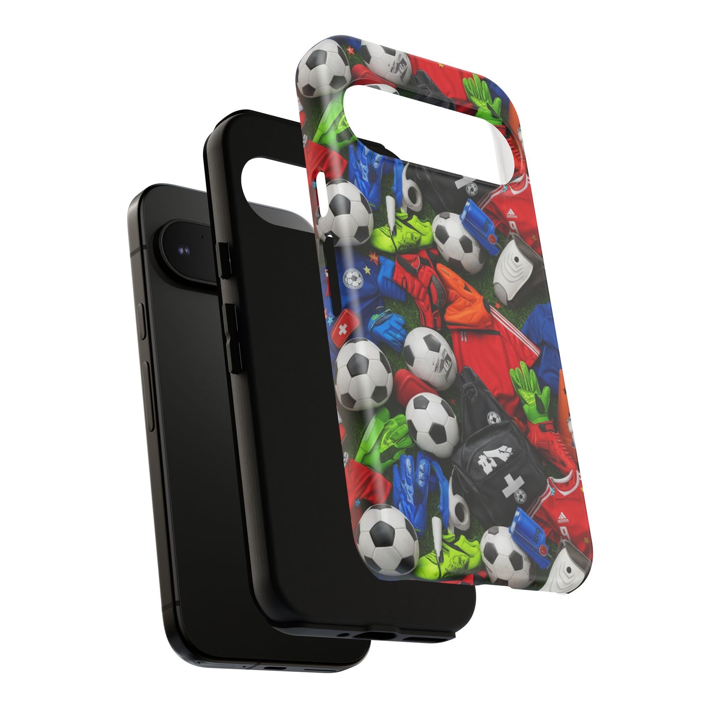 Soccer Ball Pattern Phone Case – Sports Fan Tough Protective Game Day Case