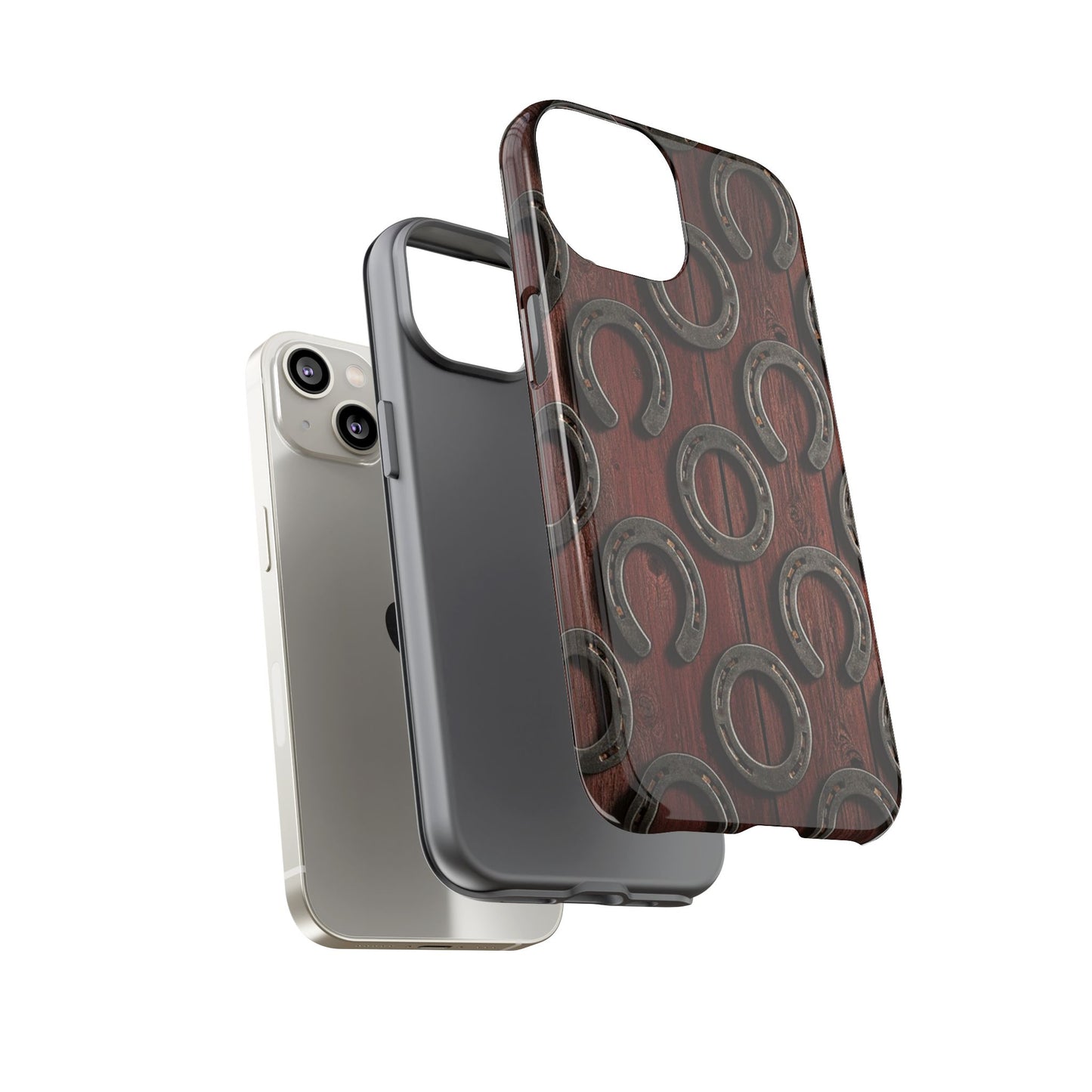 Rustic Horseshoe Western Phone Case – Cowboy Country Ranch Tough Case