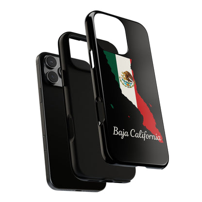 Baja California Mexico Flag Map Phone Case | Mexican American Pride Tough Case for iPhone & Samsung