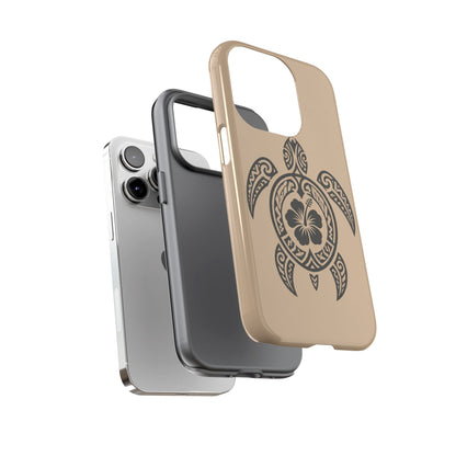 Polynesian Turtle Phone Case | Hawaiian Beach Tough Cover