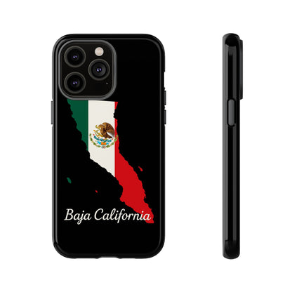 Baja California Mexico Flag Map Phone Case | Mexican American Pride Tough Case for iPhone & Samsung