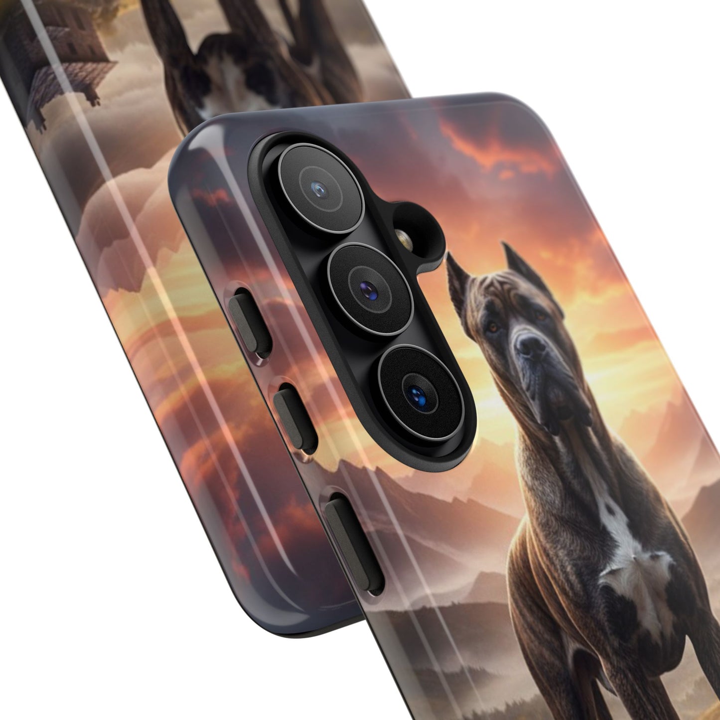 Cane Corso Phone Case – Guard Dog Sunset Tough Case (iPhone, Samsung, Pixel) | Dog Lover Gift