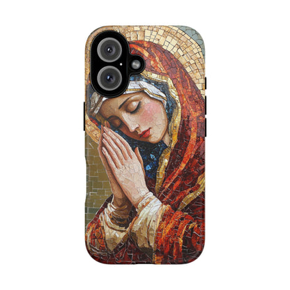 Virgin Mary Phone Case, Catholic Phone Case, Christian Aesthetic Case, Religious iPhone Case, Saint Art Case, Faith Gift