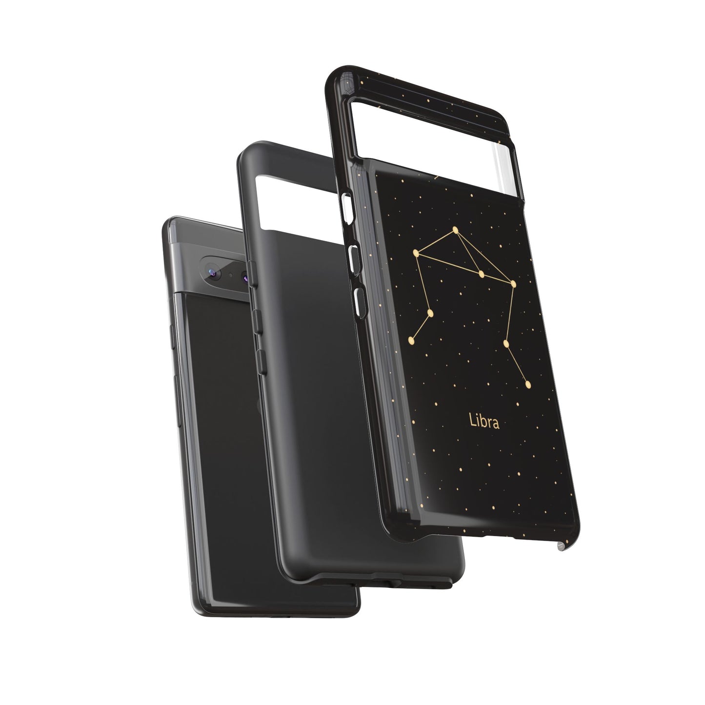 Libra Zodiac Constellation Phone Case – Luxe Gold Celestial Cover