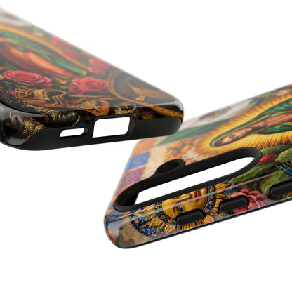 Virgen de Guadalupe Phone Case Mexican Floral iPhone Samsung Pixel Case