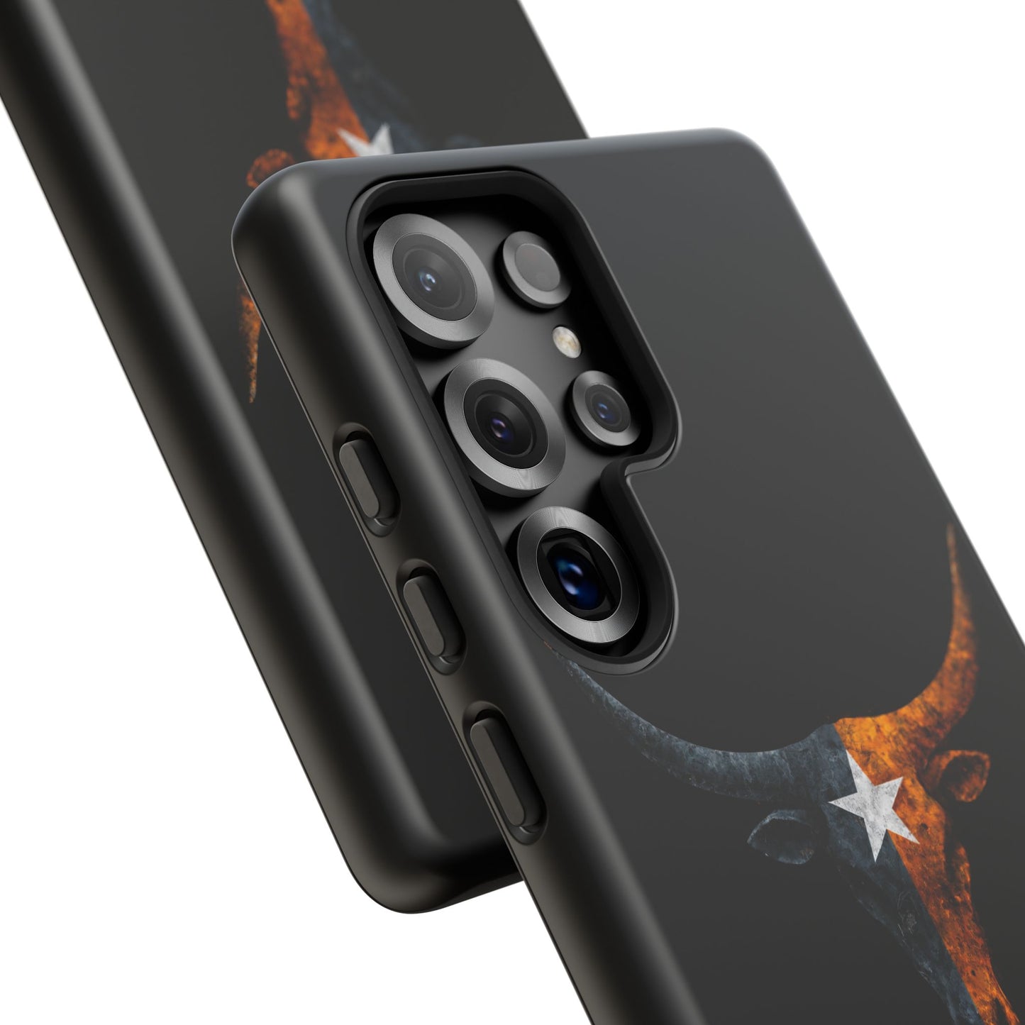 Texas Longhorn Skull Phone Case Western Cowboy Bull iPhone Samsung Cover