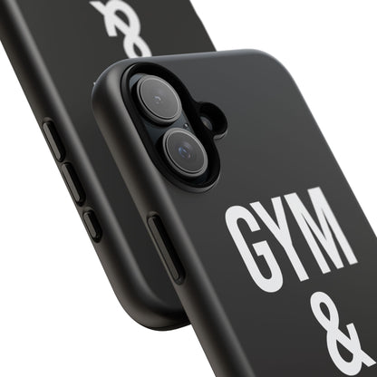 Gym & Jesus Phone Case Christian Faith Workout Gym Motivation Case