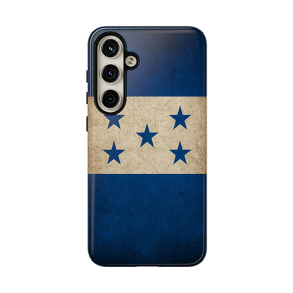 Honduras Flag Phone Case | Vintage Honduran Flag iPhone & Samsung Tough Protective Case