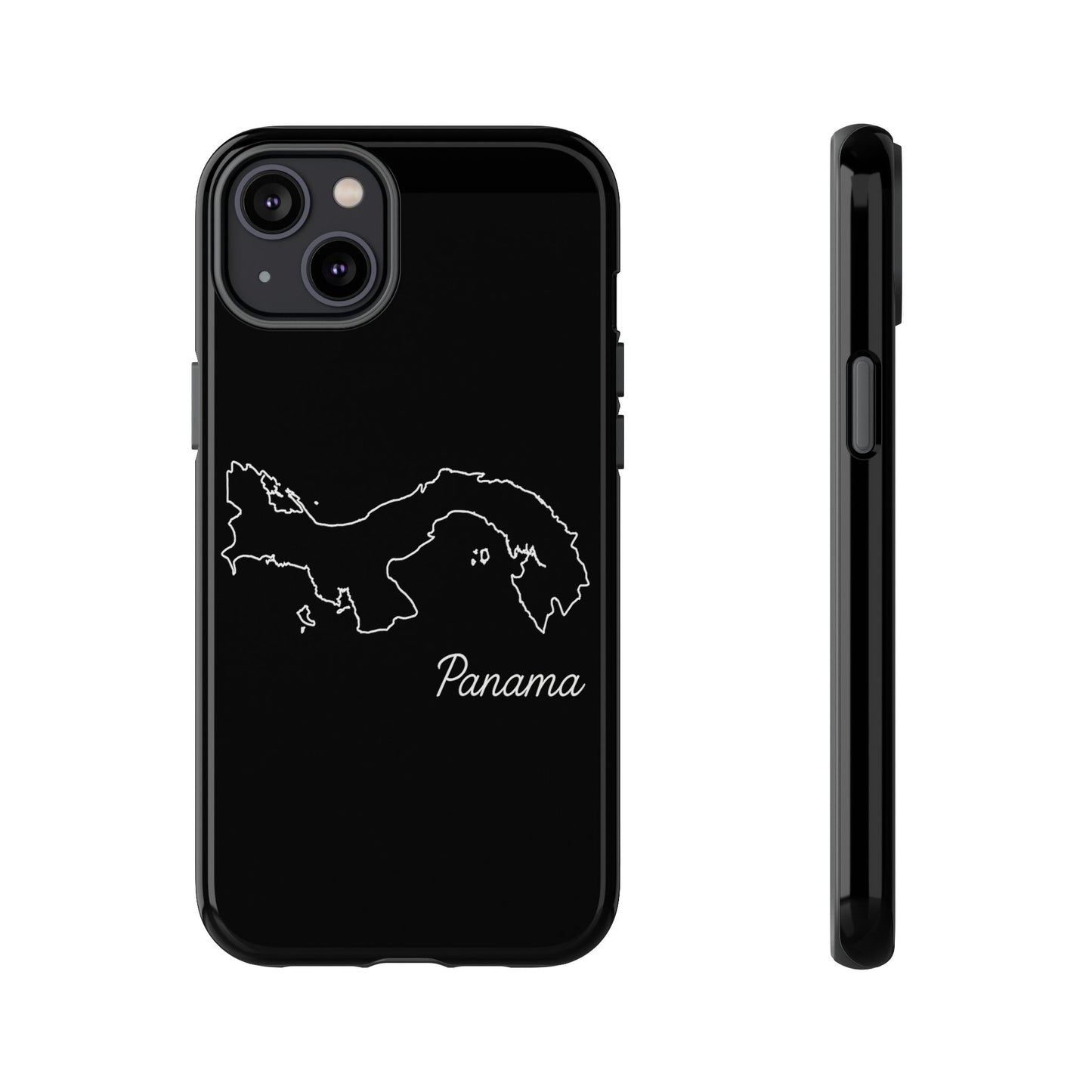 Panama Outline Phone Case – Minimal Country Map Tough Case (iPhone, Samsung, Pixel)