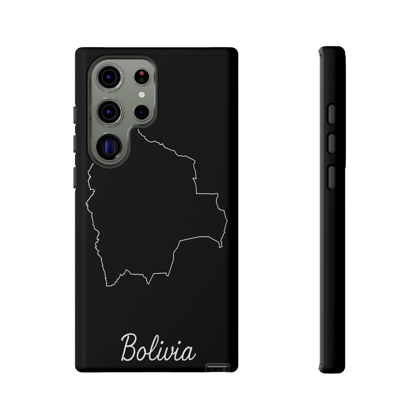 Bolivia Outline Phone Case – Minimal Country Map Tough Cover