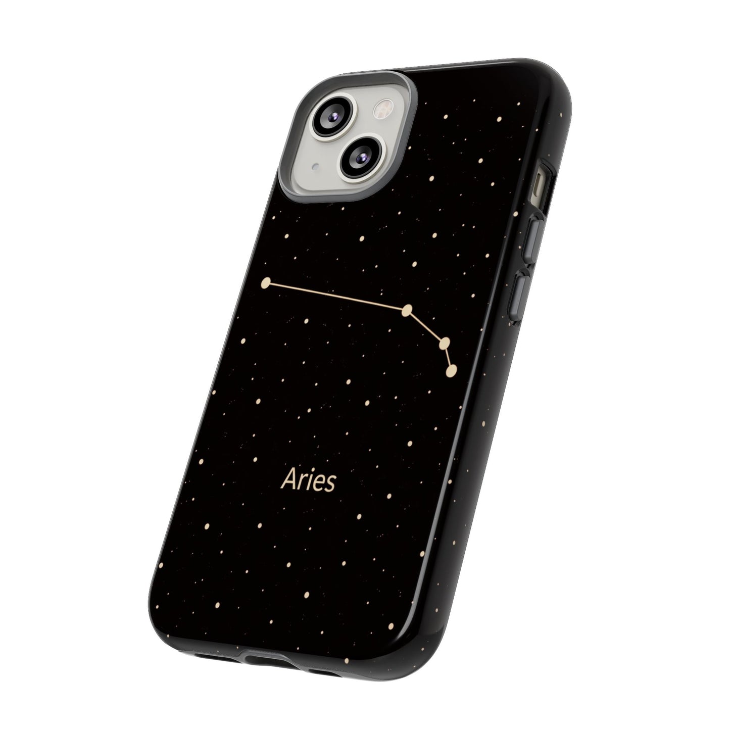 Aries Zodiac Constellation Phone Case – Luxe Gold Celestial Cover