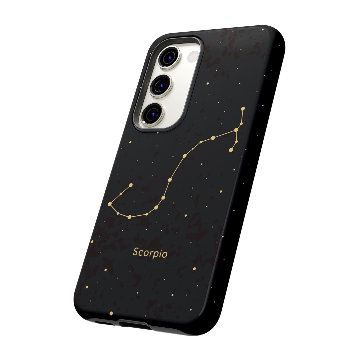 Scorpio Zodiac Constellation Phone Case – Luxe Gold Celestial Cover