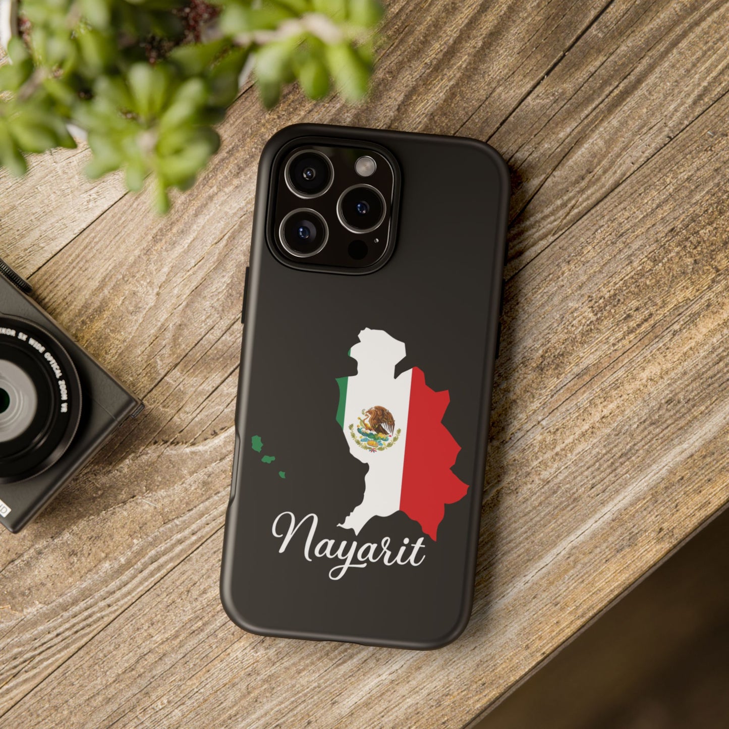 Nayarit Mexico Flag Map Phone Case | Mexican American Pride Tough Case for iPhone & Samsung