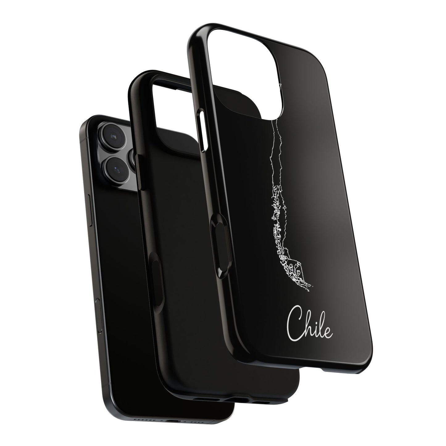 Chile Outline Phone Case – Minimal Country Map Tough Case (iPhone, Samsung, Pixel)