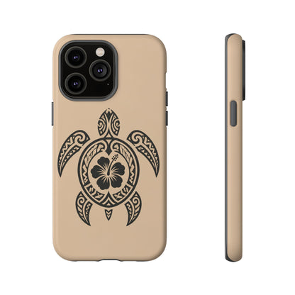 Polynesian Turtle Phone Case | Hawaiian Beach Tough Cover