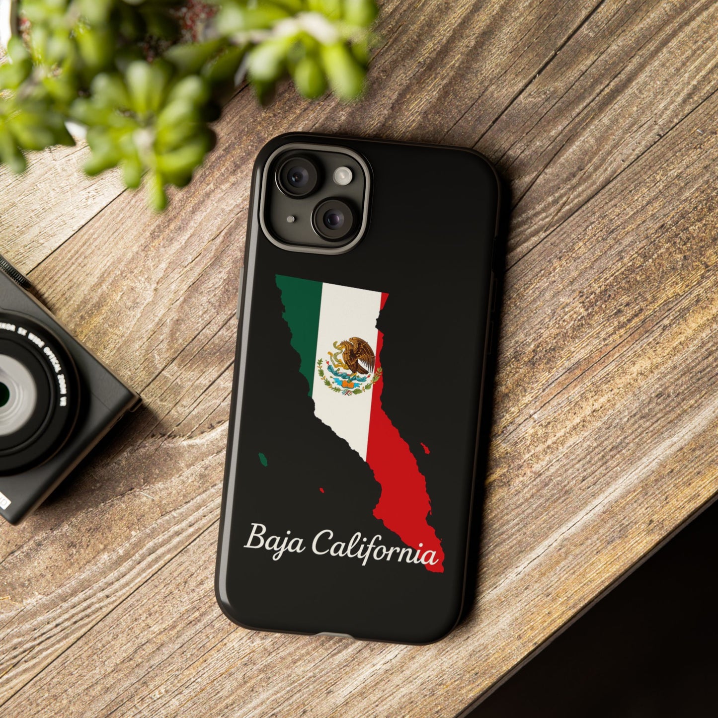 Baja California Mexico Flag Map Phone Case | Mexican American Pride Tough Case for iPhone & Samsung