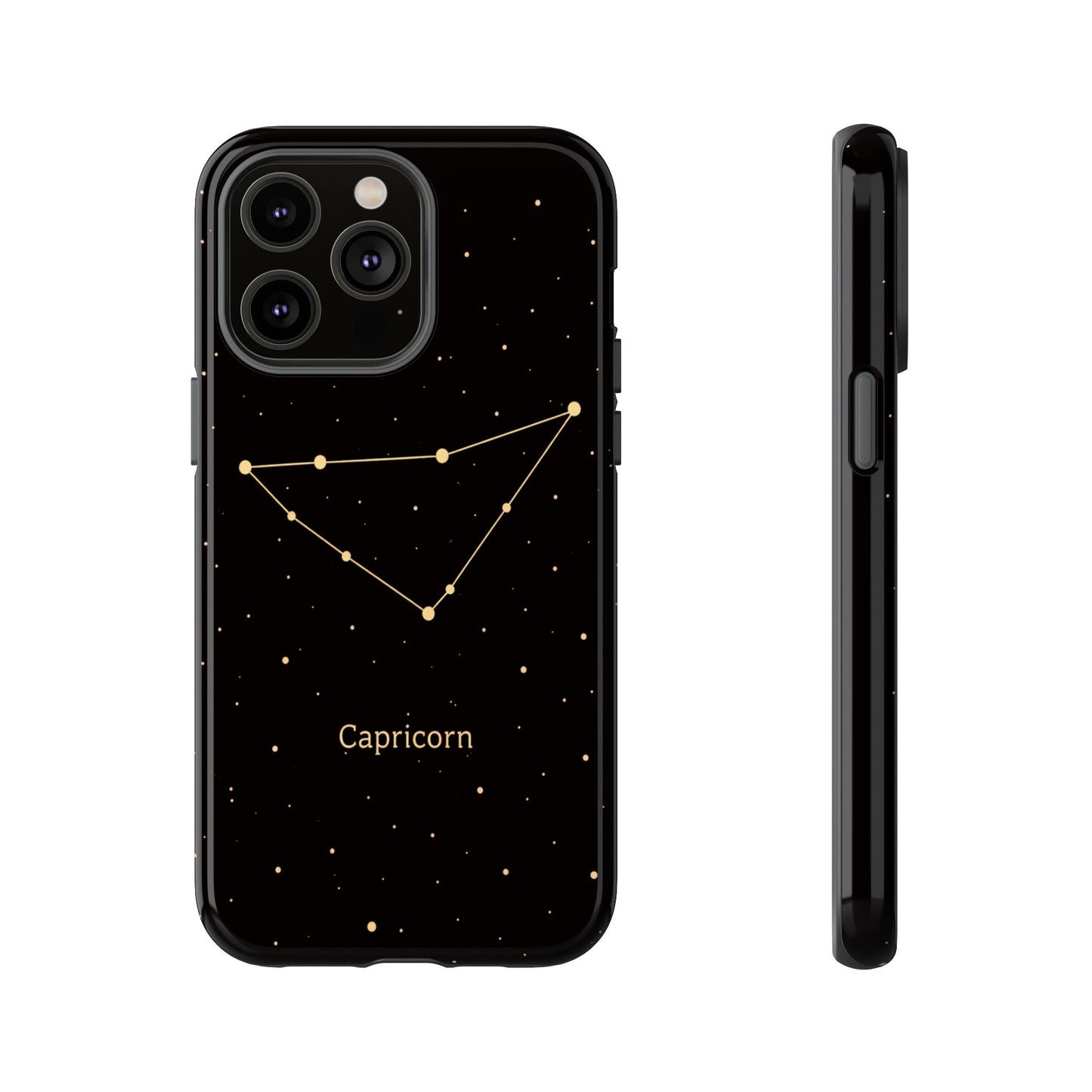 Capricorn Zodiac Constellation Phone Case – Luxe Gold Celestial Cover