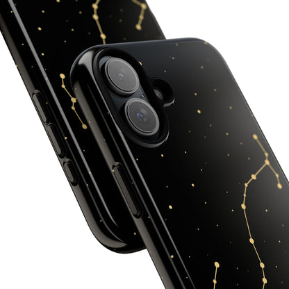 Scorpio Zodiac Constellation Phone Case – Luxe Gold Celestial Cover