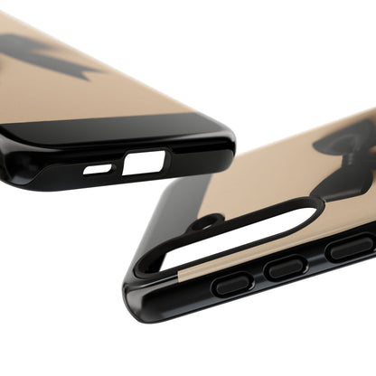 Black Bow Phone Case | Elegant Coquette Bow Design | Chic Neutral Tough Case for iPhone & Samsung