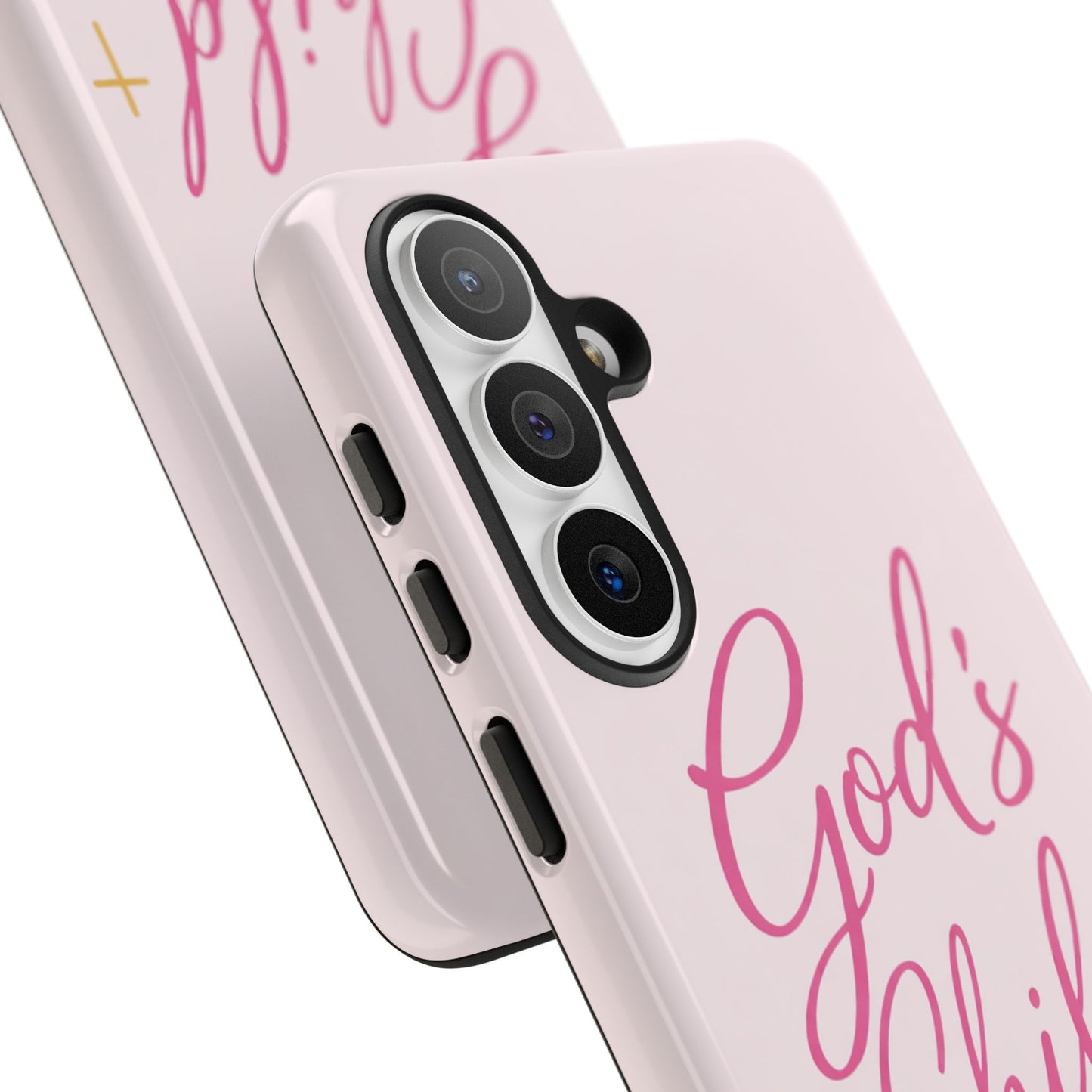 Gods Child Phone Case Christian Pink Aesthetic Tough iPhone Case