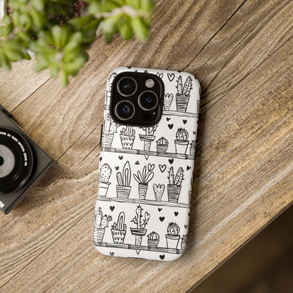 Cactus Succulent Phone Case Cute Plant Aesthetic iPhone Samsung Cover