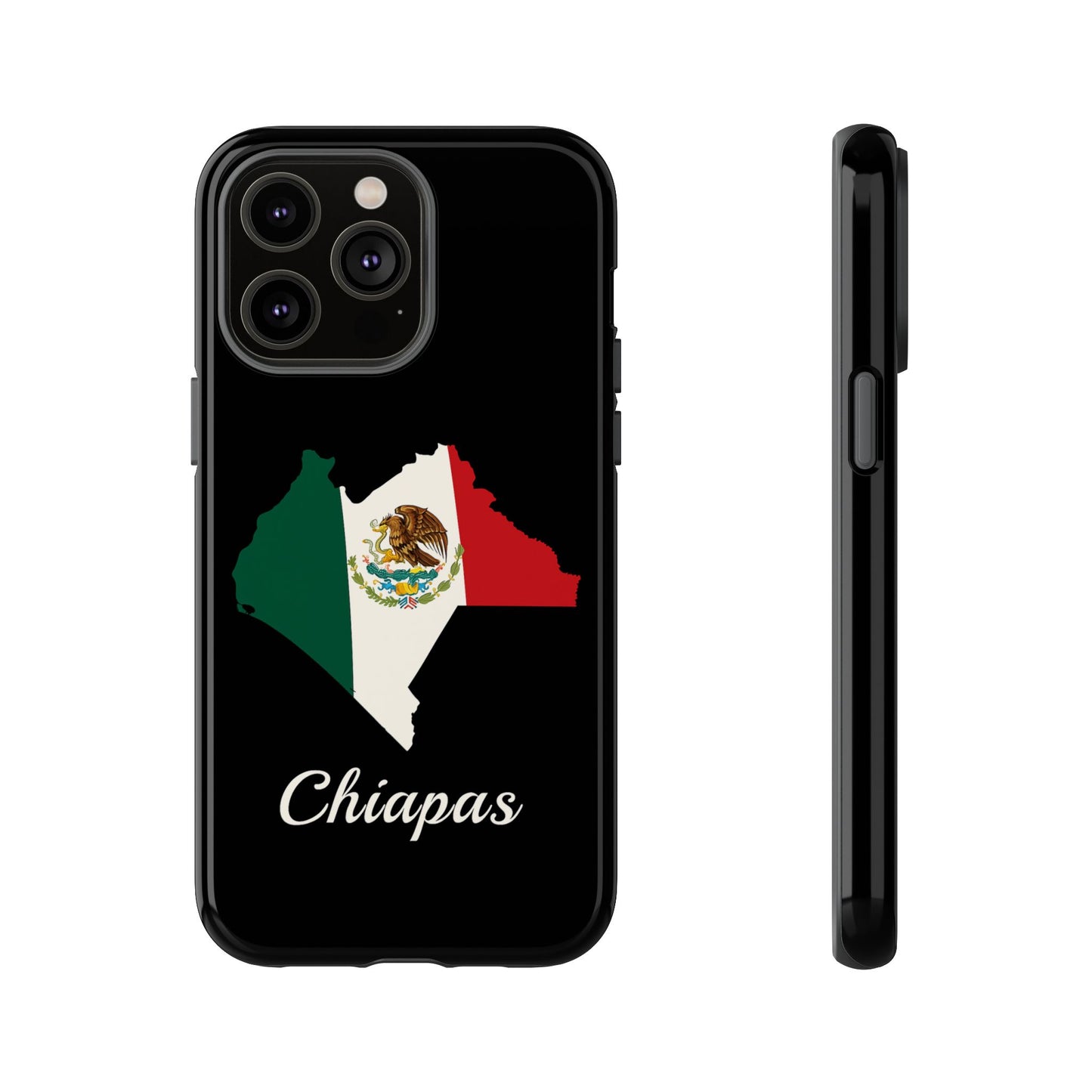 Chiapas Mexico Flag Map Phone Case | Mexican American Pride Tough Case for iPhone & Samsung