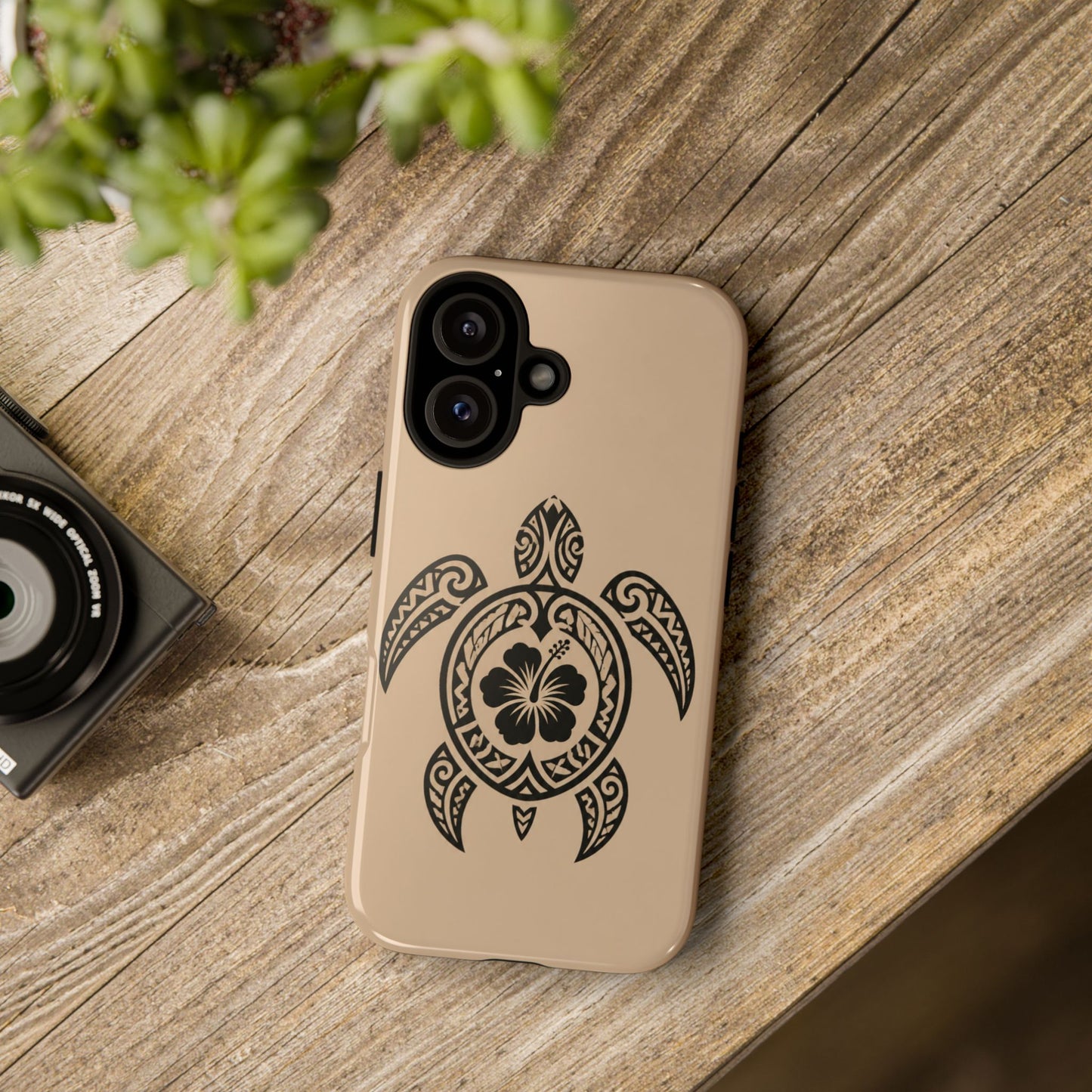 Polynesian Turtle Phone Case | Hawaiian Beach Tough Cover