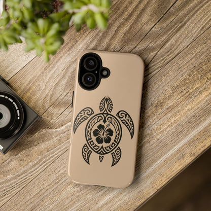 Polynesian Turtle Phone Case | Hawaiian Beach Tough Cover