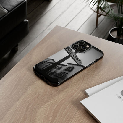 Rodeo Drive Phone Case | Los Angeles Aesthetic Black & White Photography | Luxury LA Street Tough Case for iPhone & Samsung