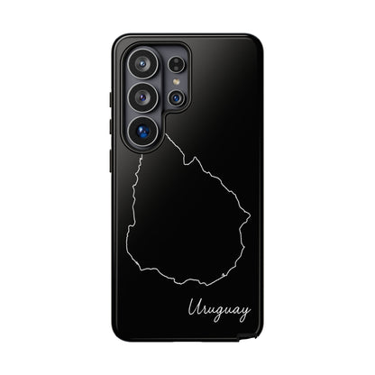 Uruguay Outline Phone Case – Minimal Country Map Tough Case (iPhone, Samsung, Pixel)