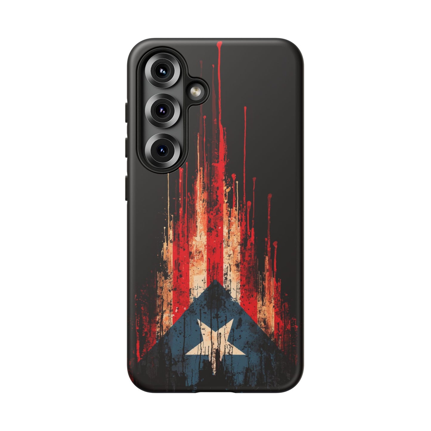 Puerto Rico Flag Phone Case | Distressed Puerto Rican Flag Tough Case | Boricua Pride Protective iPhone Samsung Cover