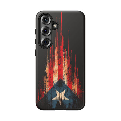 Puerto Rico Flag Phone Case | Distressed Puerto Rican Flag Tough Case | Boricua Pride Protective iPhone Samsung Cover
