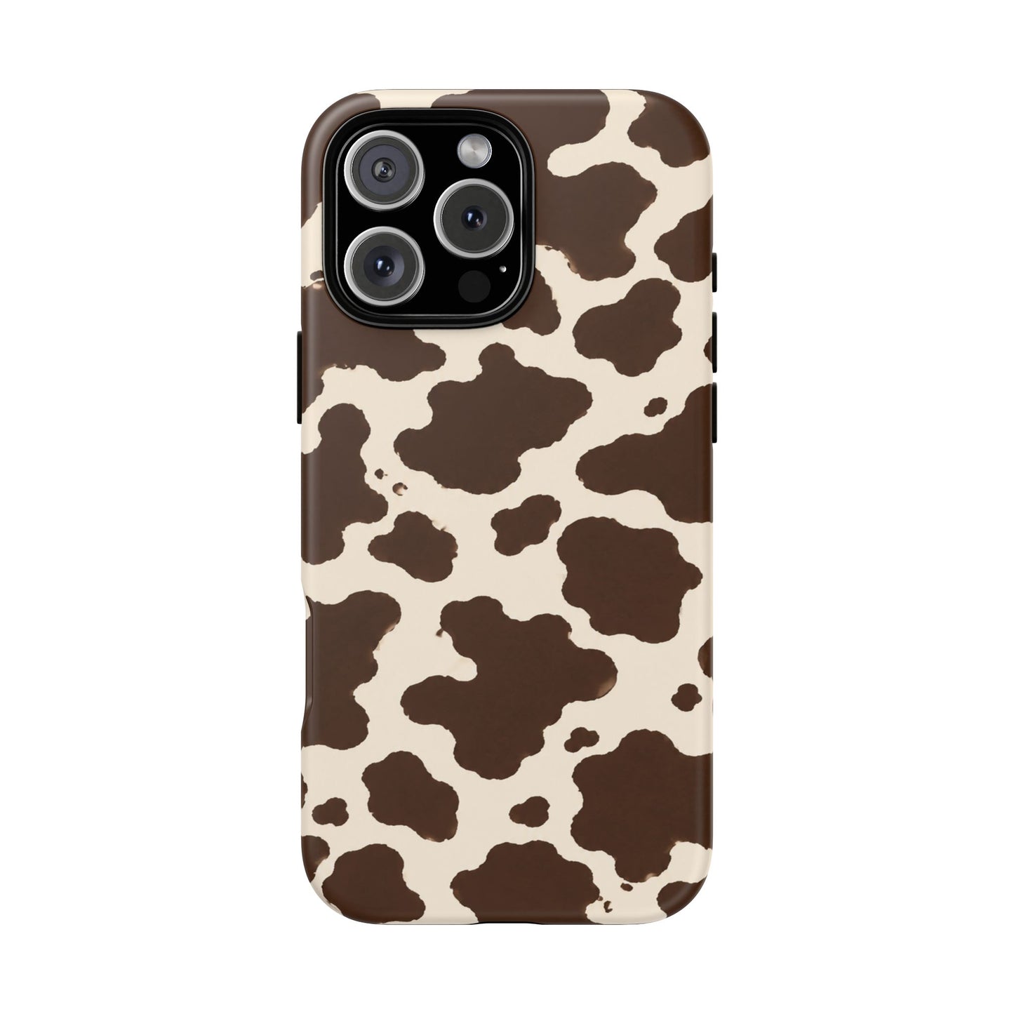 Western Cow Print Tough Phone Case for iPhone Samsung Galaxy Pixel