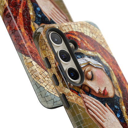 Virgin Mary Phone Case, Catholic Phone Case, Christian Aesthetic Case, Religious iPhone Case, Saint Art Case, Faith Gift
