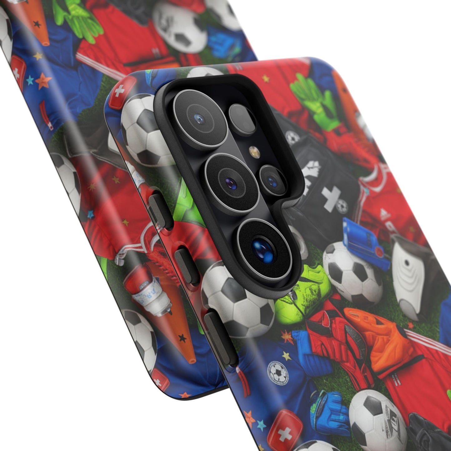 Soccer Ball Pattern Phone Case – Sports Fan Tough Protective Game Day Case