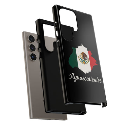 Aguascalientes Mexico Flag Map Phone Case | Mexican American Pride Tough Case for iPhone & Samsung