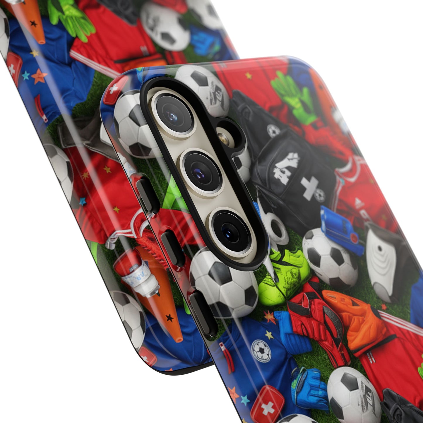 Soccer Ball Pattern Phone Case – Sports Fan Tough Protective Game Day Case