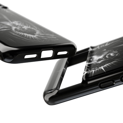Jesus Sacred Heart Phone Case Black White Christian Faith Aesthetic