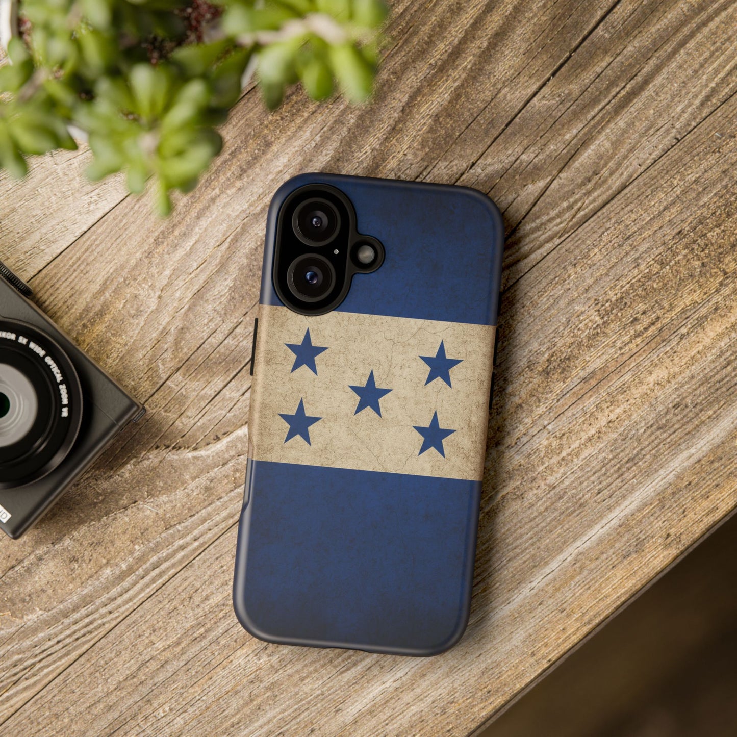 Honduras Flag Phone Case | Vintage Honduran Flag iPhone & Samsung Tough Protective Case